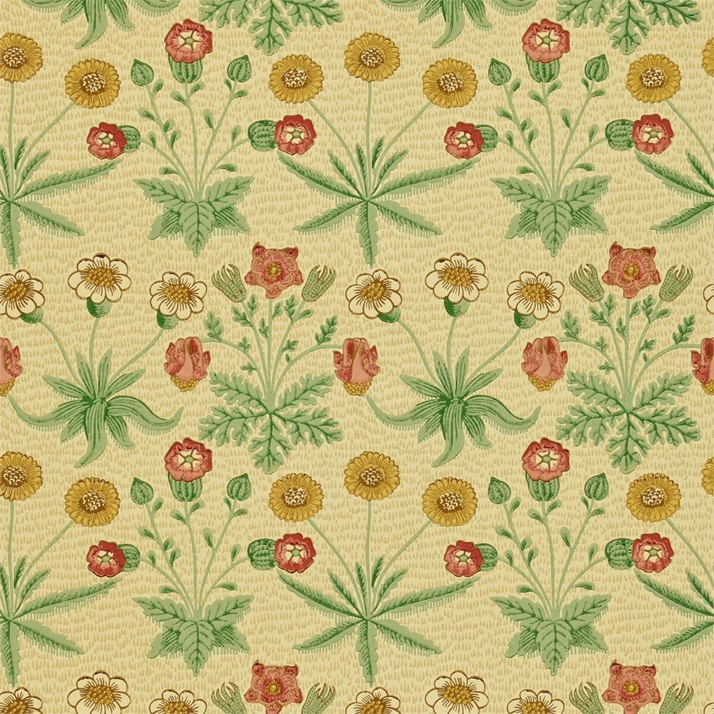 Daisy Wallpaper 210424 by Morris & Co in Manilla Russet